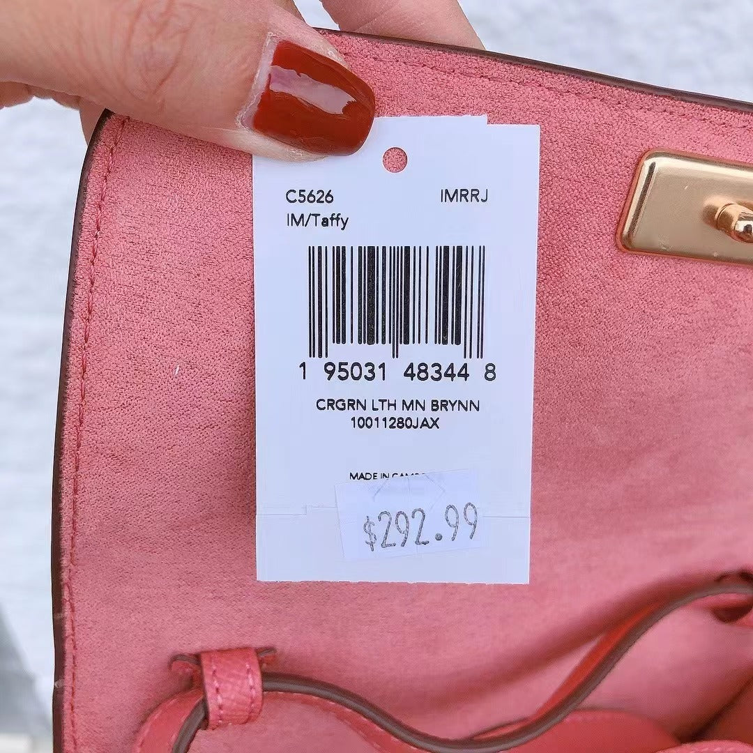 Coach C5626 Mini Brynn Crossbody In IM/Taffy Coach C5626 Mini Brynn Crossbody In IM/Taffy